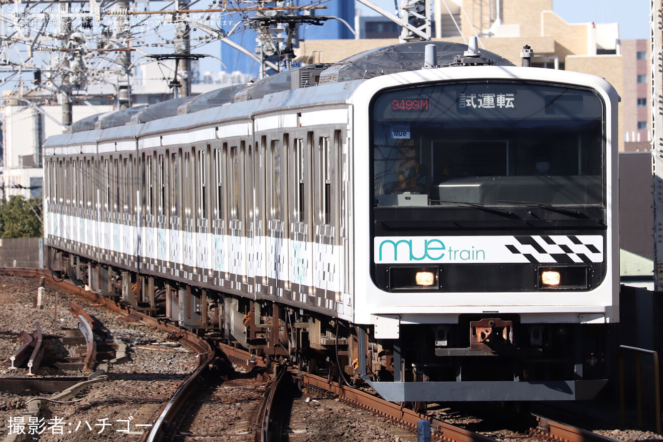 【JR東】209系「MUE-Train」総武線試運転の拡大写真