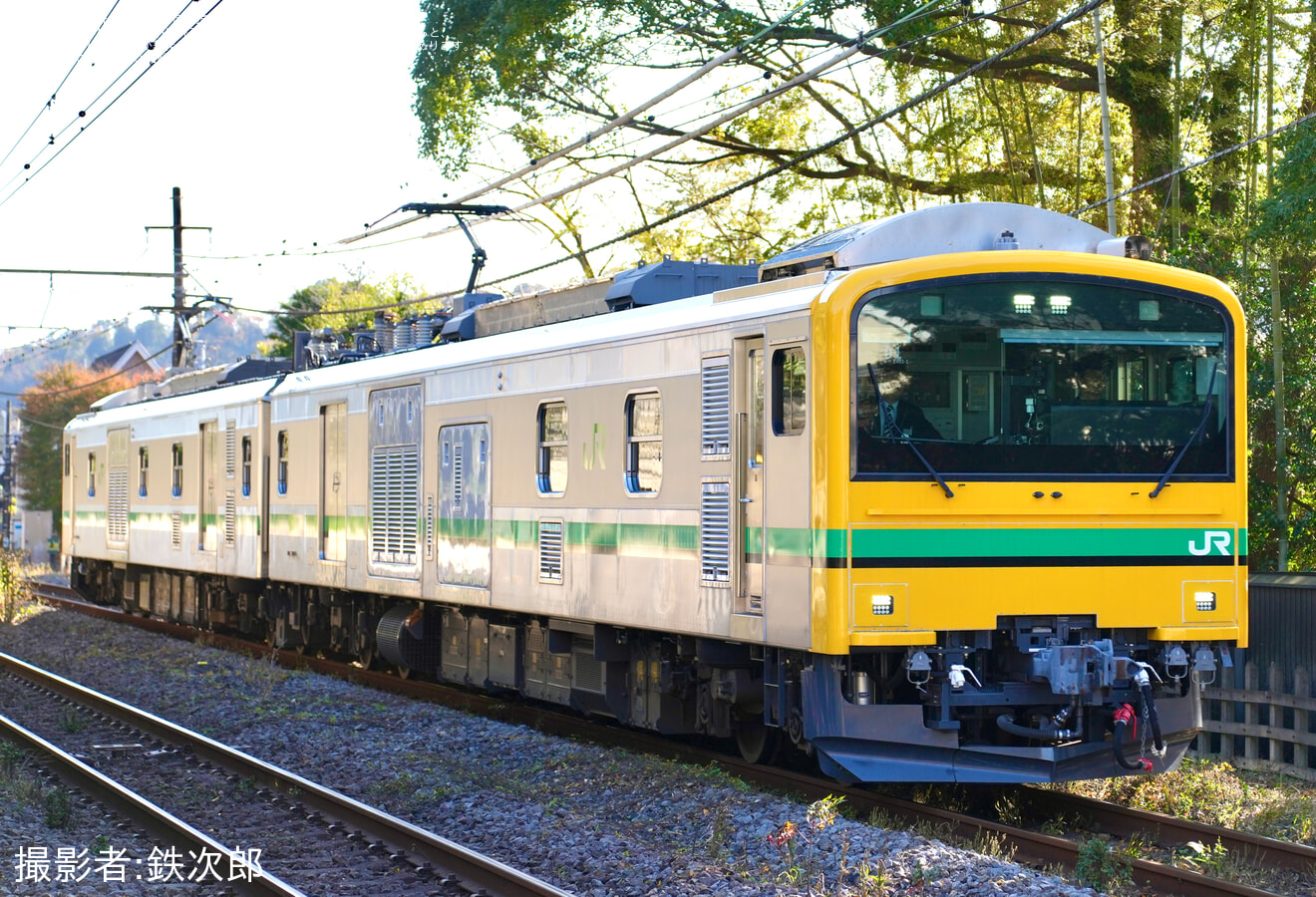 【JR東】E493系東オク01編成 横須賀線内ハンドル訓練の拡大写真
