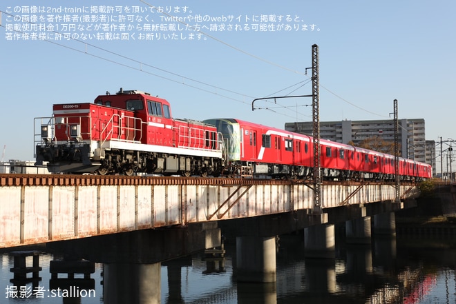 【メトロ】丸ノ内線用2000系2141F甲種輸送