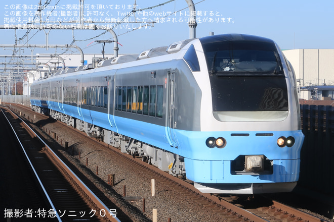 【JR東】E653系K71使用の臨時特急「冬満喫ひたち巡り旅号」運転