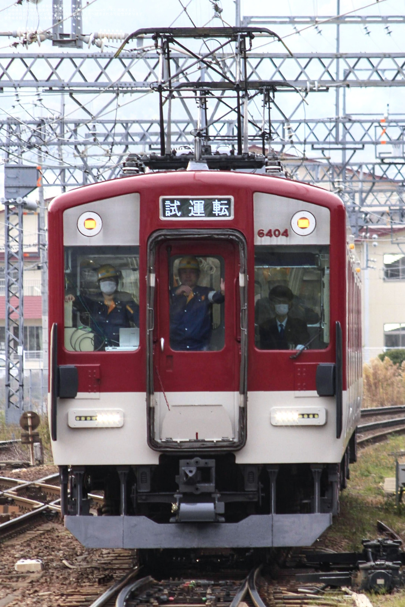 【近鉄】6400系Mi04が更新工事を終えて試運転の拡大写真