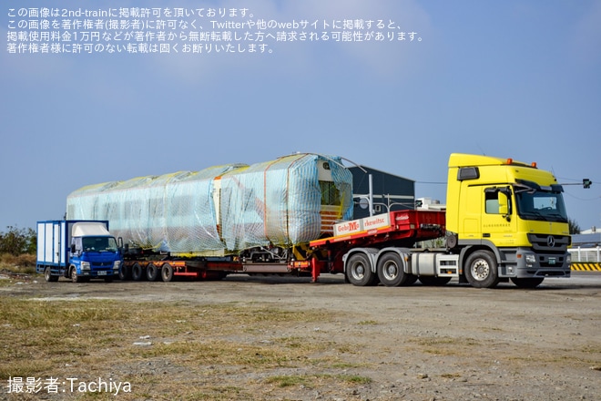 【台鐵】EMU1200型EMC1202が陸送を不明で撮影した写真