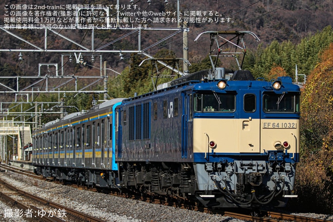 【JR東】E131系1000番台ナハT6編成 配給輸送を不明で撮影した写真