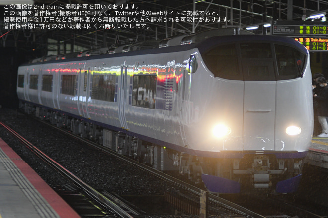 【JR西】281系HA604編成 吹田総合車両所本所出場回送を新今宮駅で撮影した写真