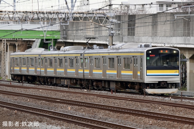 【JR東】205系ナハT18編成 国府津車両センターへ回送を横浜～戸塚間で撮影した写真