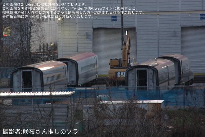 【JR東】E6系Z9編成が解体線へ移動を不明で撮影した写真