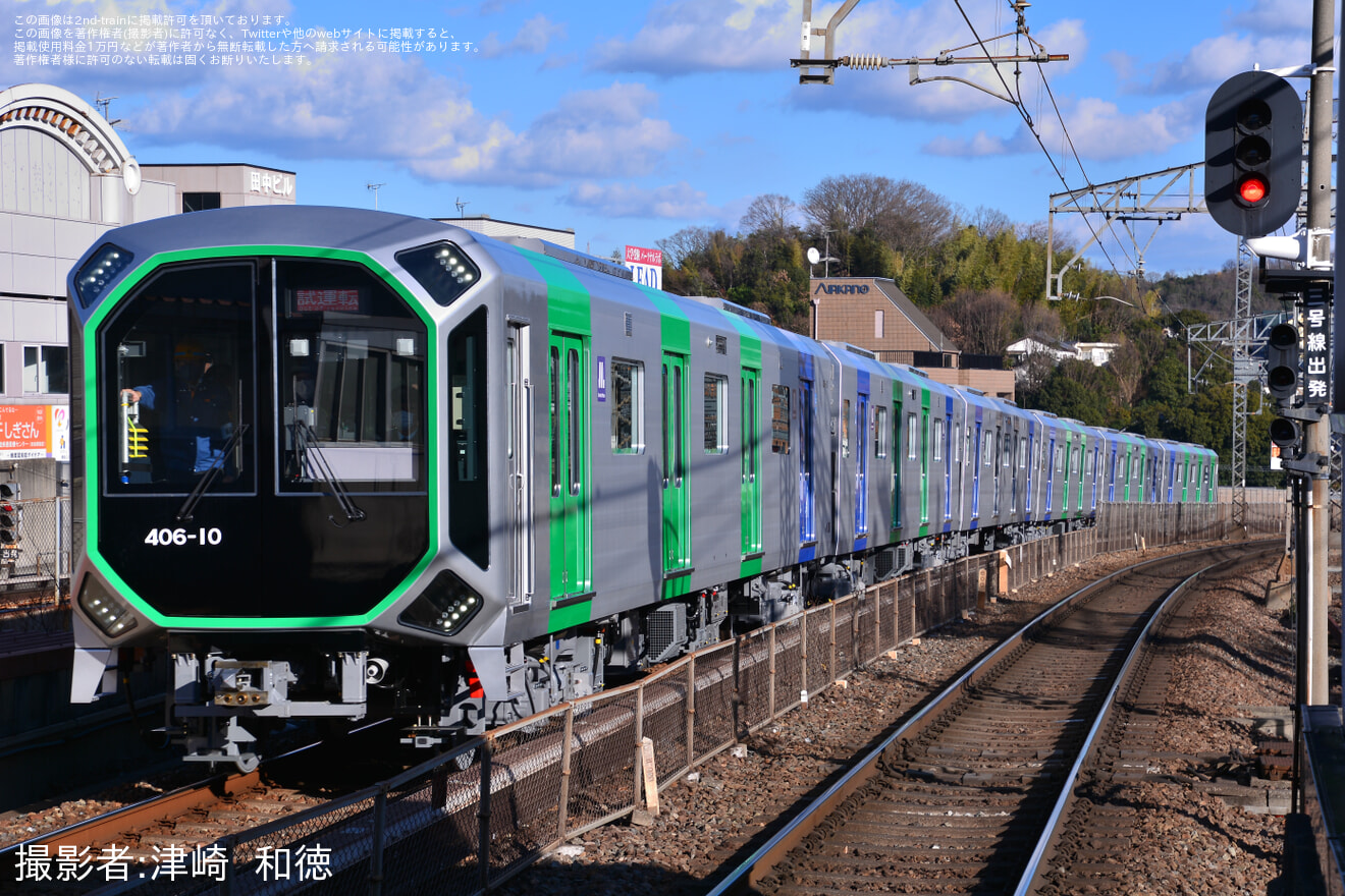 【大阪メトロ】400系406-10F試運転の拡大写真