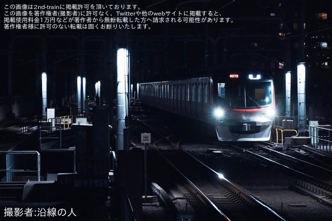 【TX】「北千住駅始発臨時深夜列車」を運行、新快速表示もを不明で撮影した写真