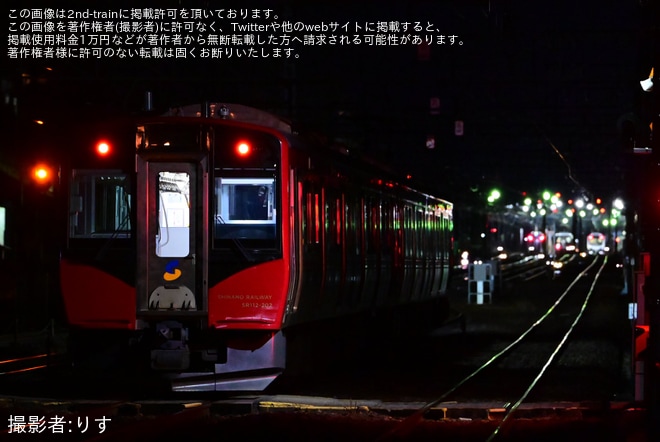 【JR東】脱線事故当該のSR1系S202編成が長野総合車両センター入場回送を不明で撮影した写真