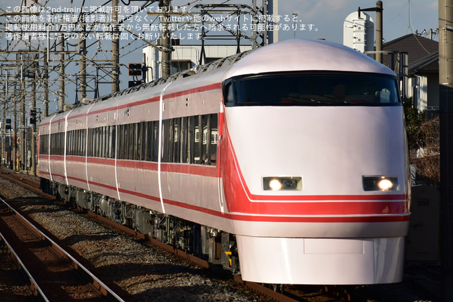 【東武】100系109F(いちごスペーシア)運行開始を姫宮駅で撮影した写真