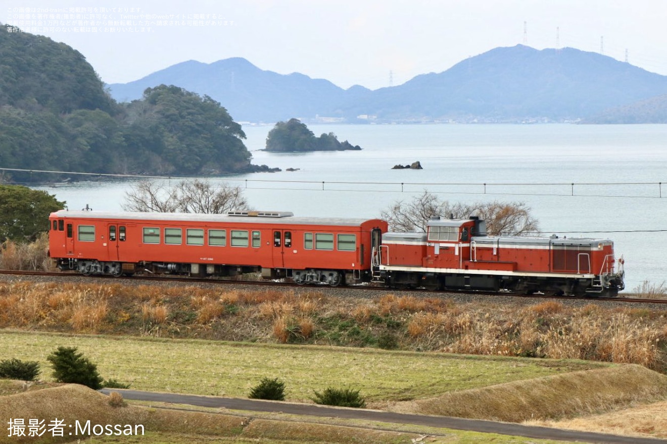 【JR西】キハ47-1092後藤総合車両所本所出場配給の拡大写真