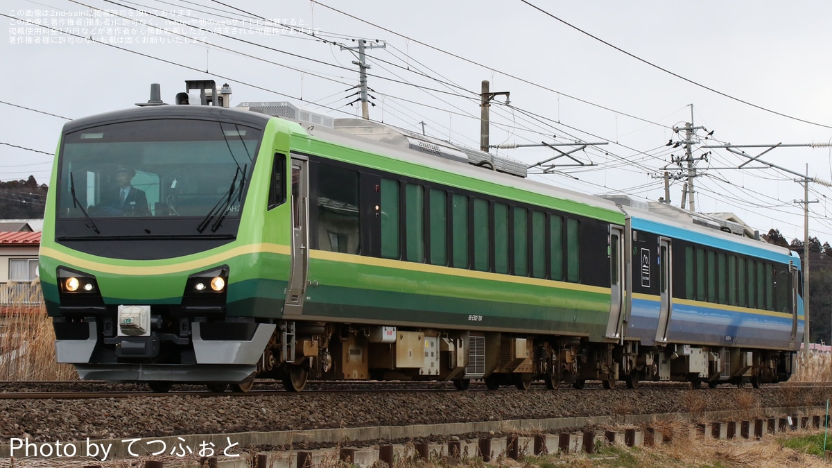 JR東】HB-E300系AH2編成「SATONO」が郡山へ回送 |2nd-train鉄道ニュース