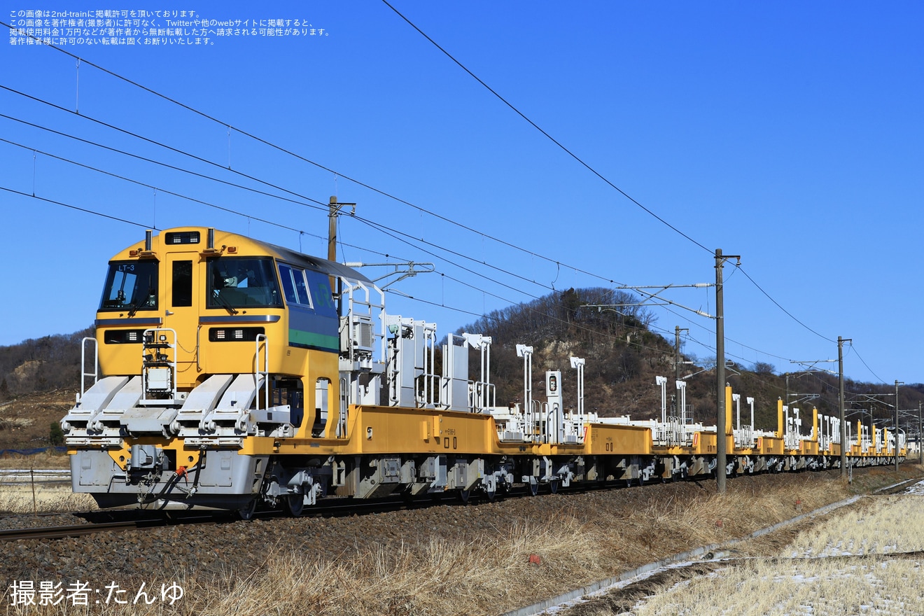 【JR東】キヤE195系LT-3編成郡山総合車両センター出場試運転の拡大写真