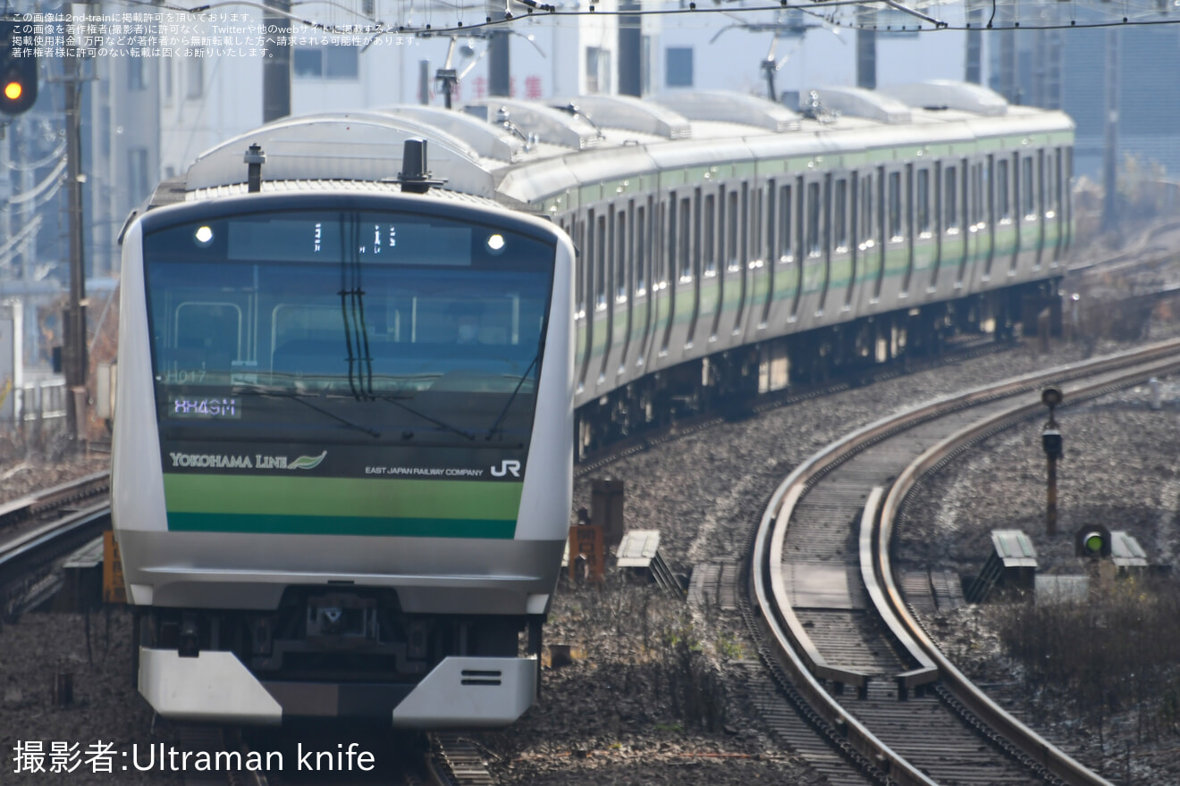 【JR東】E233系クラH017編成 東京総合車両センター出場の拡大写真