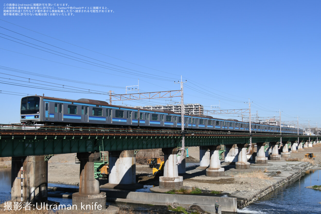 【JR東】E231系ミツK7編成が豊田車両センターへ回送の拡大写真
