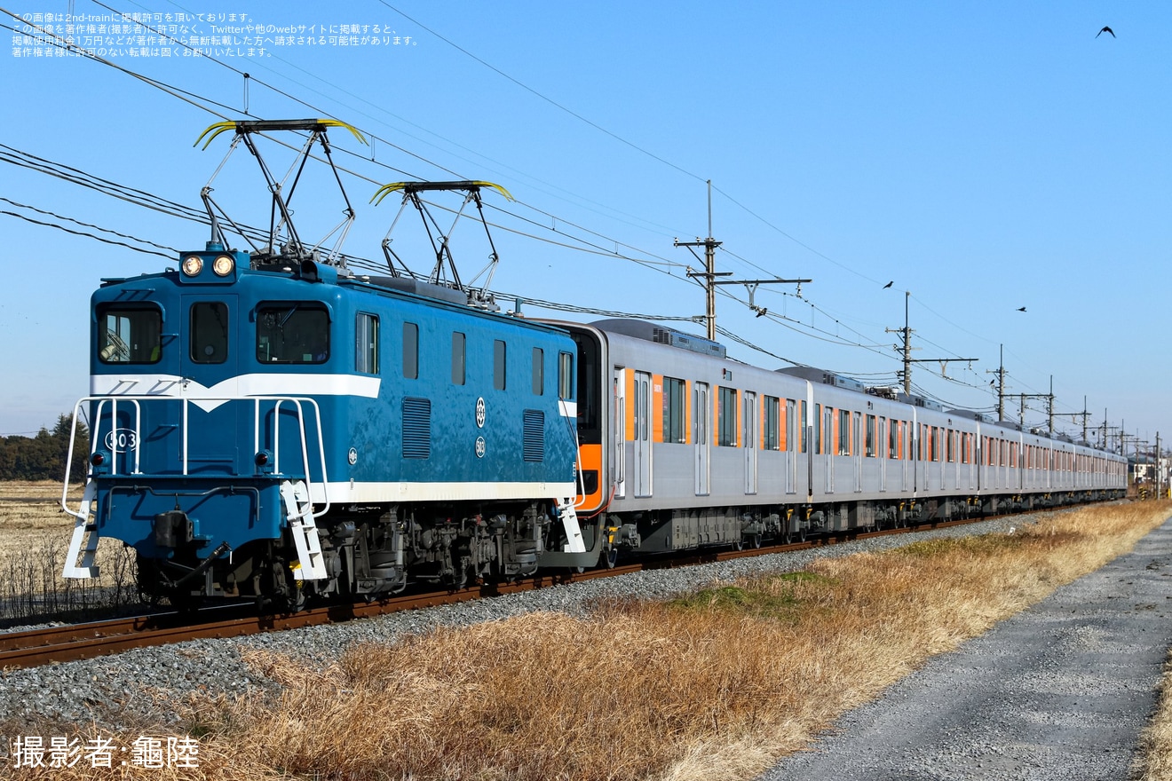 【東武】50070型51076F南栗橋工場出場回送の拡大写真