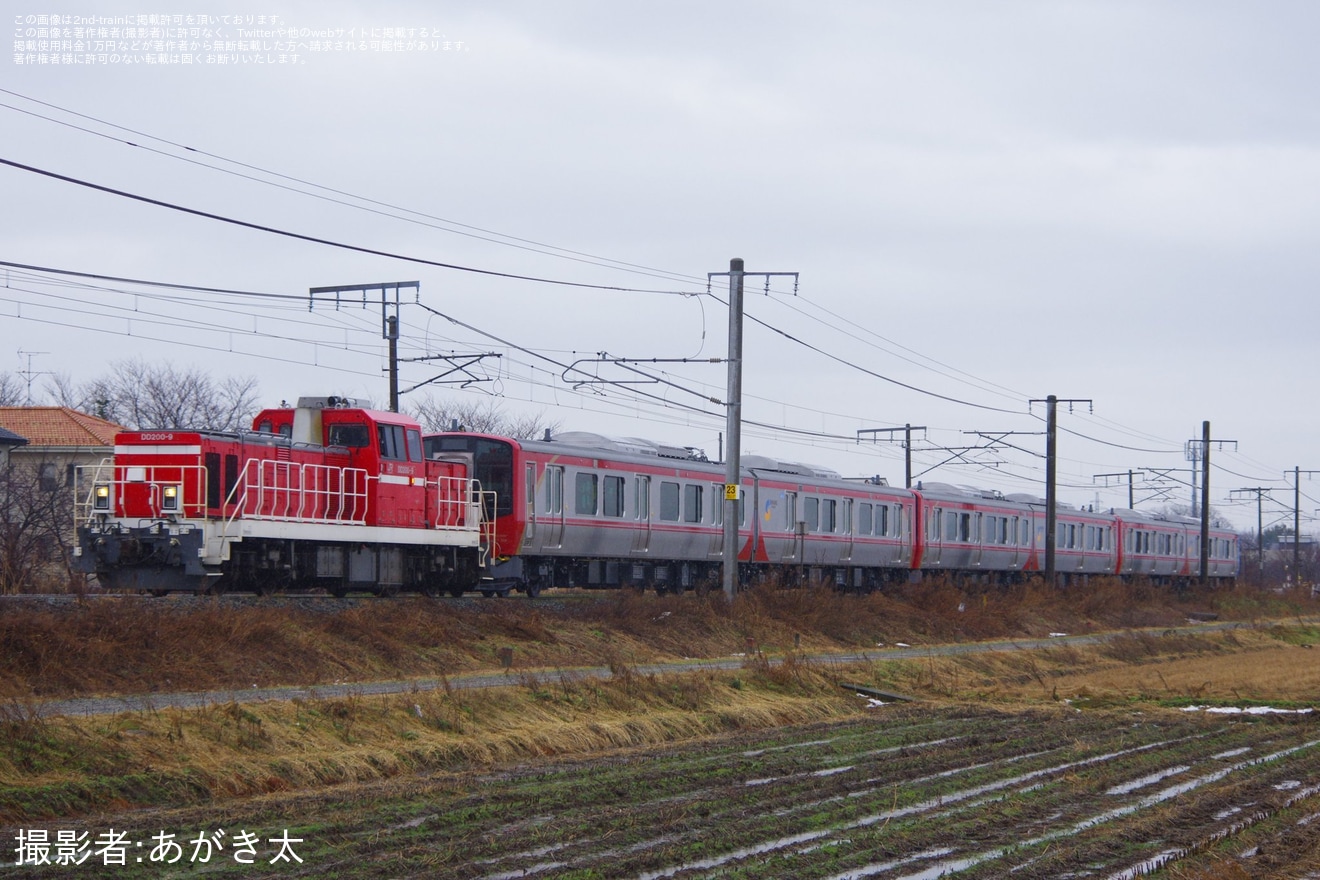 【しな鉄】SR1系S307+S308+S309編成 J-TREC出場甲種輸送の拡大写真