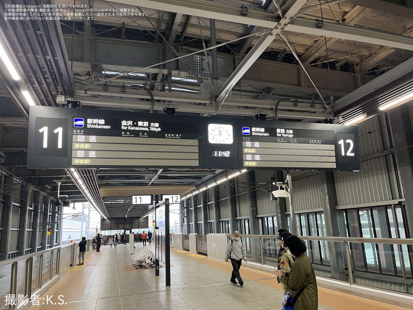 【JR西】「北陸新幹線福井駅内覧会」開催の拡大写真