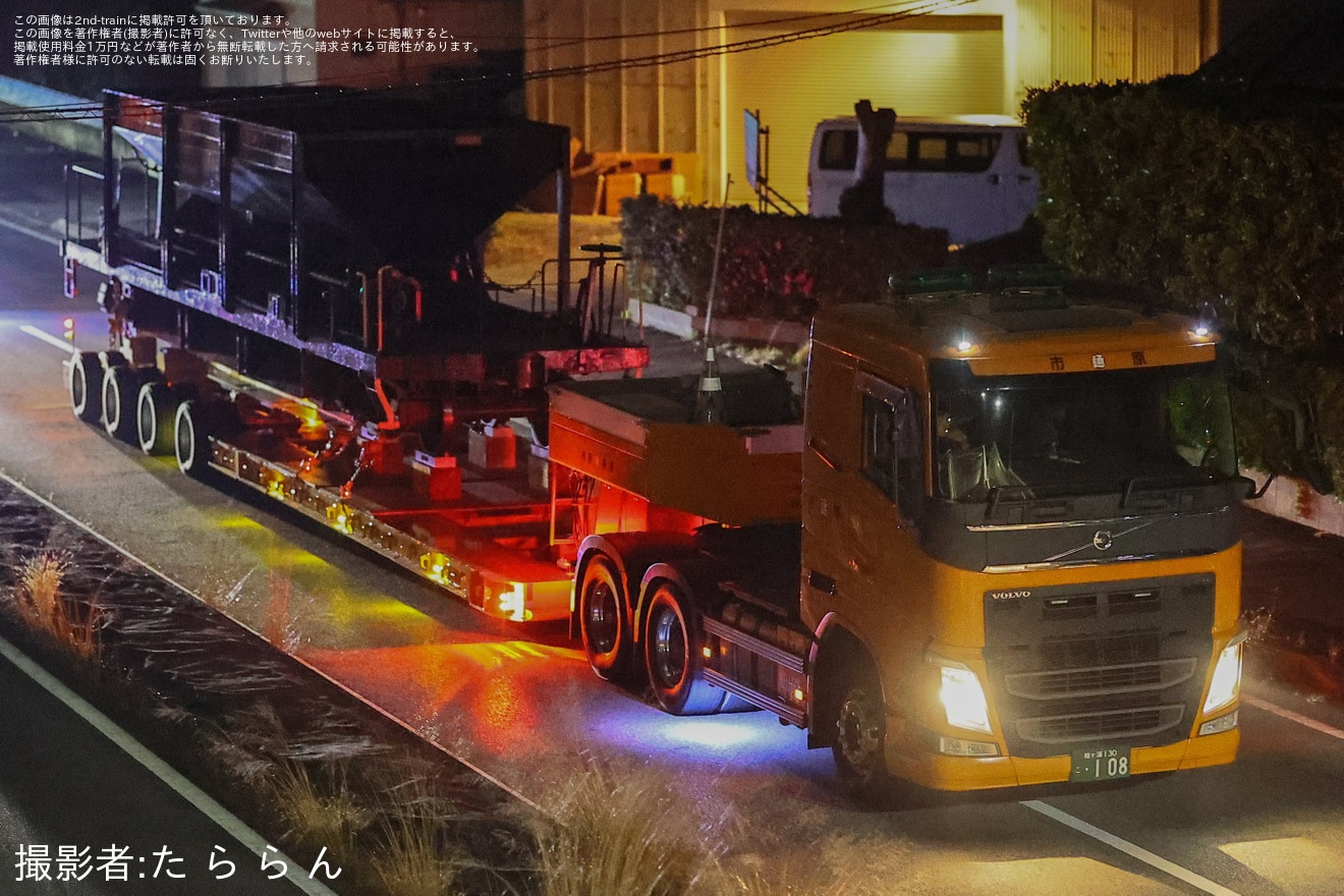 【小湊】ホキ800形1634及び1636小湊鉄道へ譲渡陸送の拡大写真