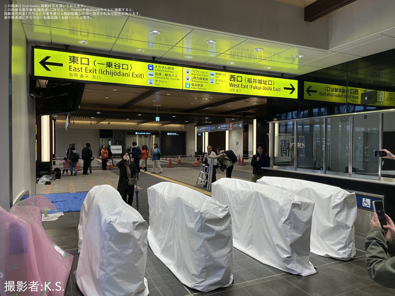 【JR西】「北陸新幹線福井駅内覧会」開催の拡大写真