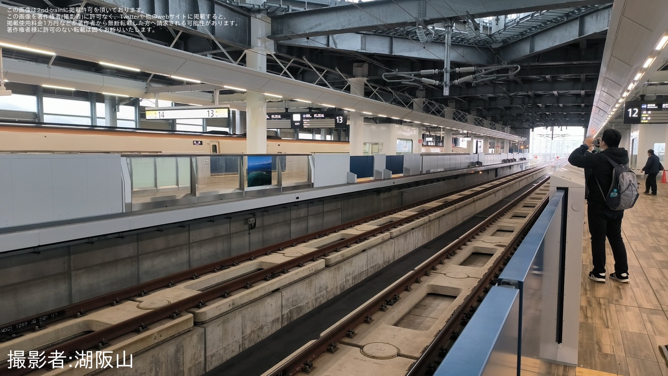 【JR西】「北陸新幹線敦賀駅内覧会」開催の拡大写真