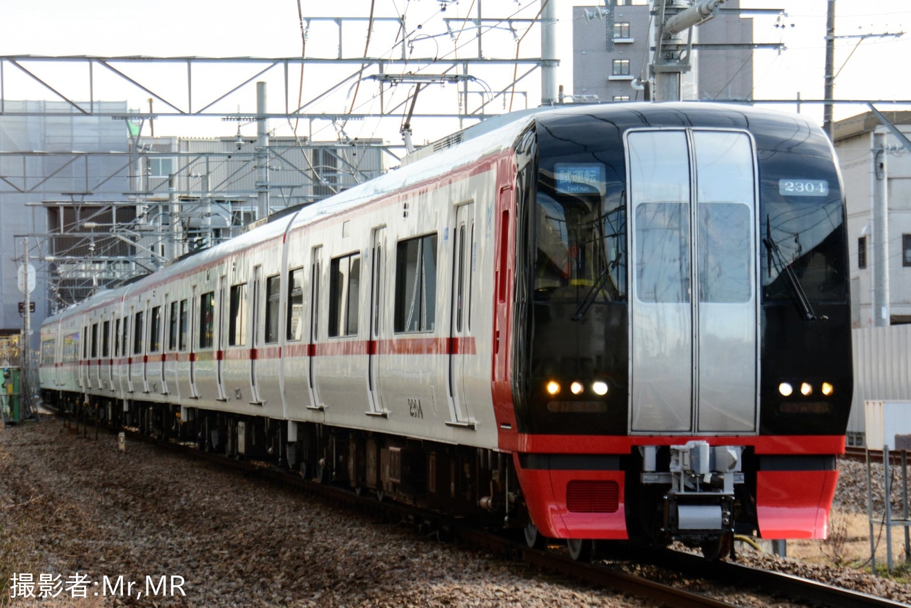 【名鉄】2200系2204F舞木検査場出場試運転の拡大写真