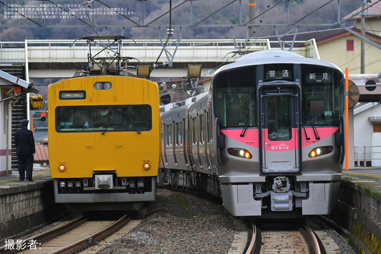 【JR西】新見列車区「Urara」見学会が開催の拡大写真