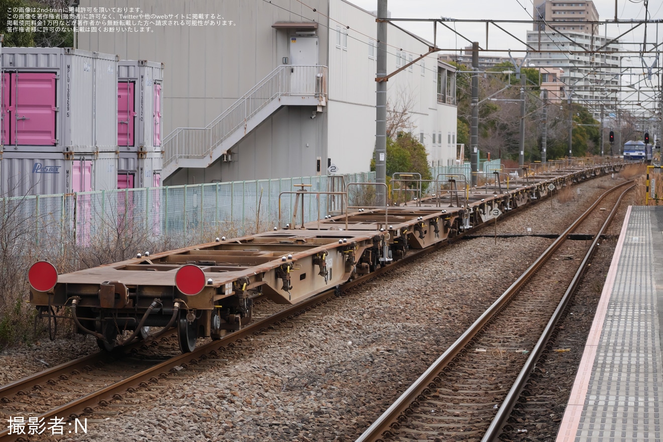 【JR貨】土砂輸送の訓練列車が運転開始の拡大写真
