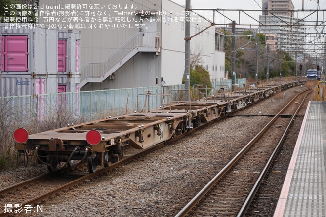 【JR貨】土砂輸送の訓練列車が運転開始を不明で撮影した写真