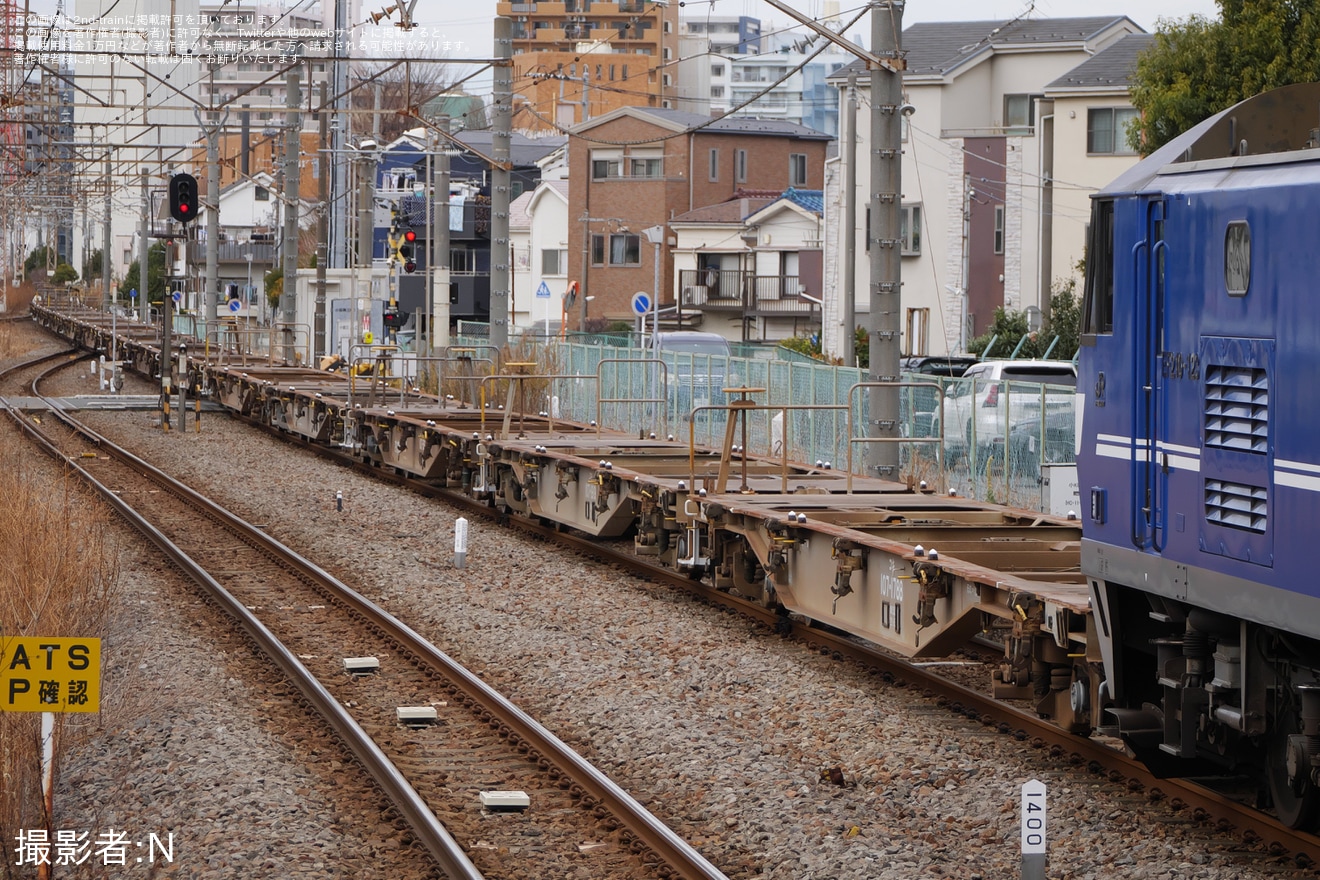 【JR貨】土砂輸送の訓練列車が運転開始の拡大写真