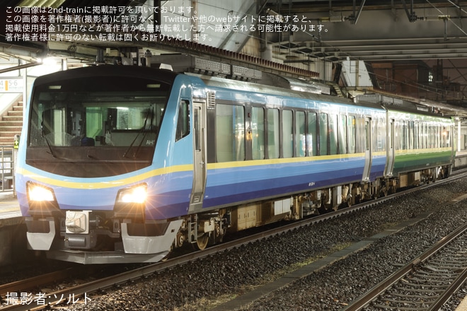 【JR東】HB-E300系「SATONO」が磐越西線から返却回送