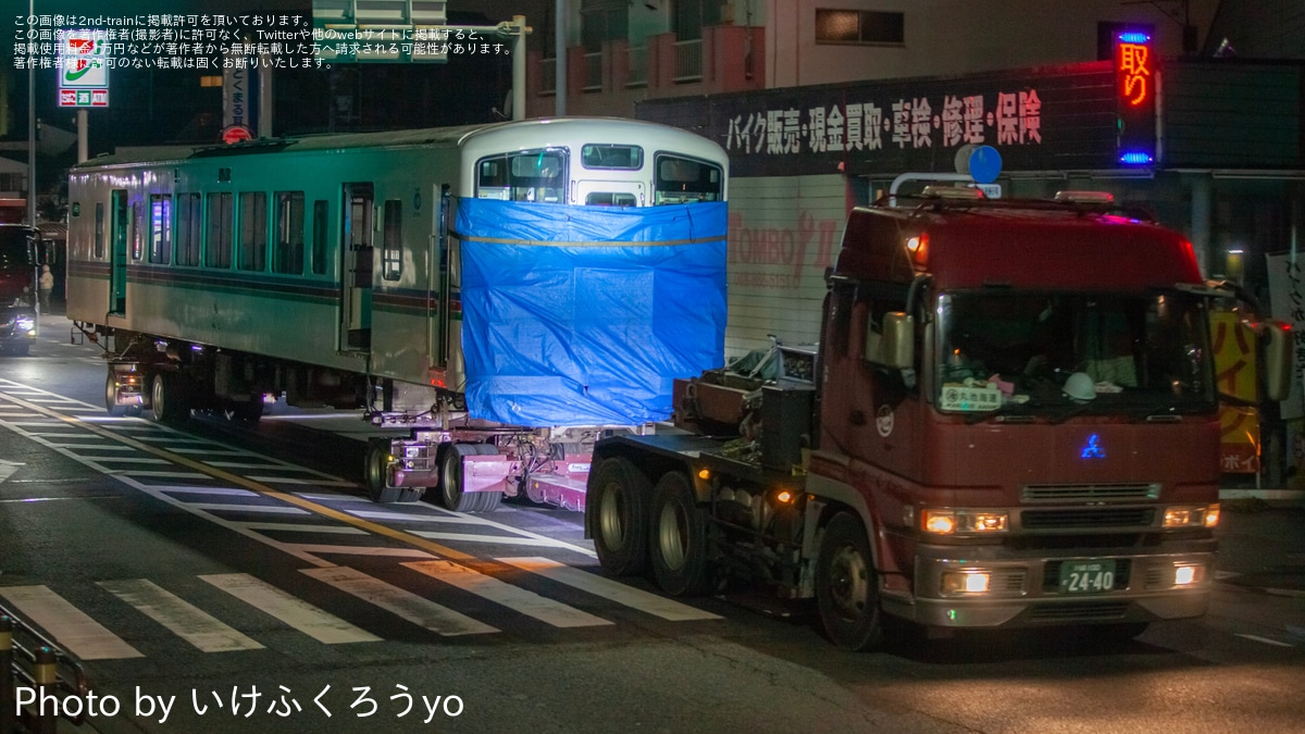 西武】4000系4015Fが横瀬車両基地から廃車・解体のため陸送 |2nd