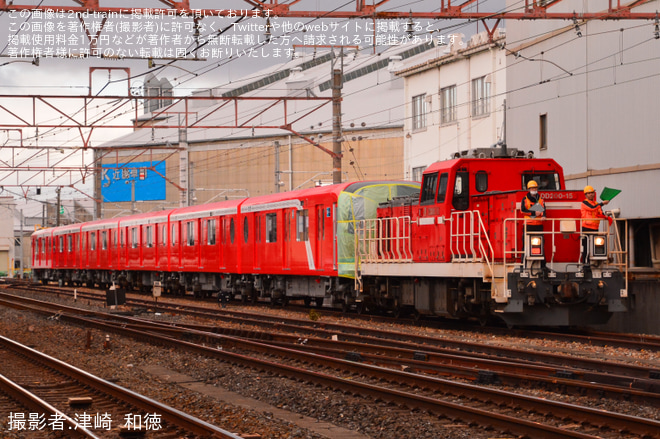 【メトロ】丸ノ内線用2000系2139F甲種輸送を徳庵駅で撮影した写真