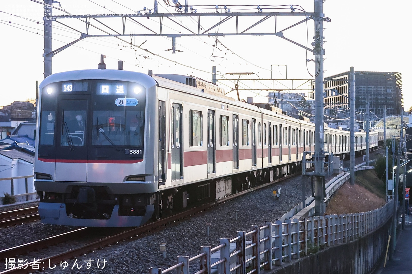 【東急】5080系5181F撮影会のため長津田検車区へ回送の拡大写真