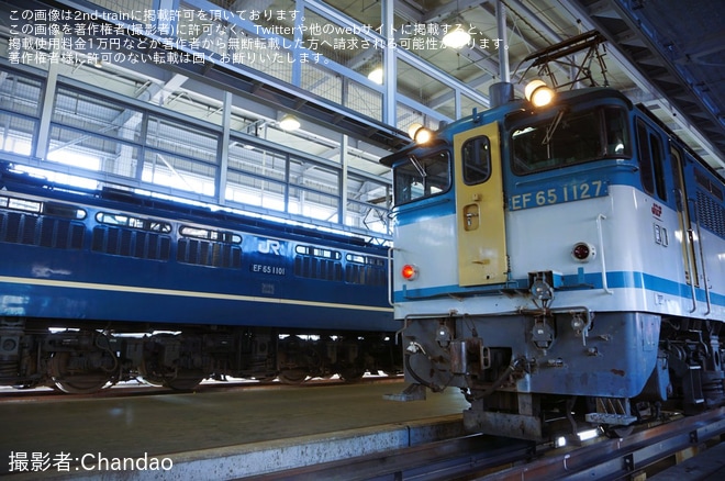 【JR貨】「『極めようEF65-2101号機＆EF65-2127号機』撮影イベント」開催を隅田川駅で撮影した写真