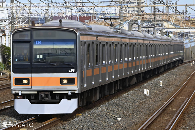 【JR東】「209系1000代録音専用列車で録る常磐線快速電車イベント」が催行を馬橋駅で撮影した写真