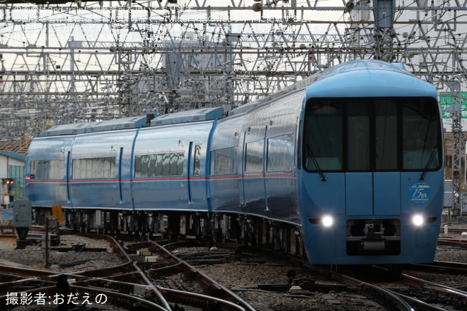 【小田急】60000形60255F(60255×6)重要部検査明け試運転を相模大野駅で撮影した写真