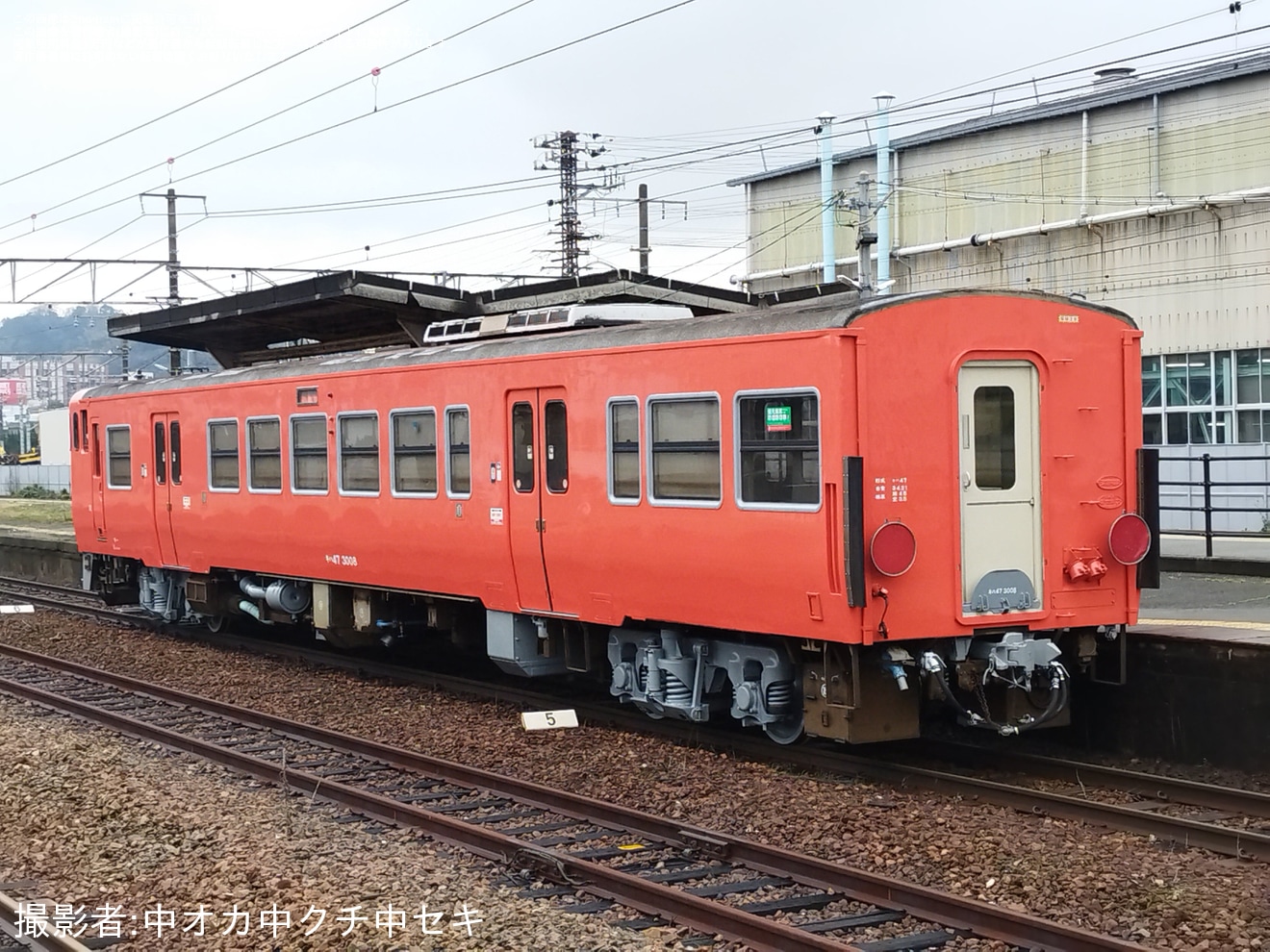 【JR西】キハ47-3008下関総合車両所本所出場試運転の拡大写真