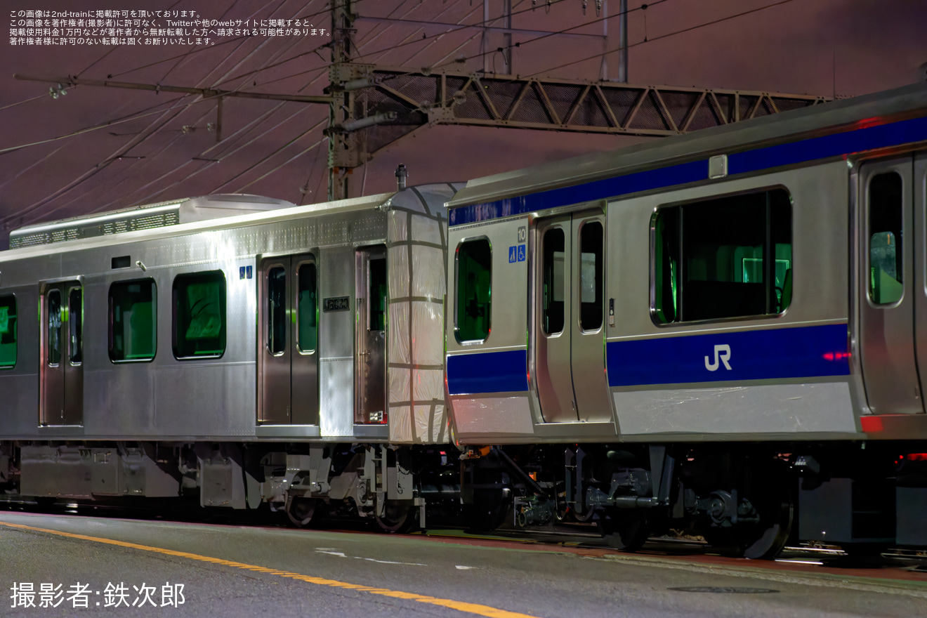 【JR東/静鉄】JR東日本E531系1両+静鉄A3000形 J-TREC横浜事業所出場の拡大写真