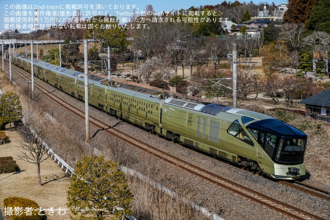 【JR東】E001形「TRAIN SUITE 四季島」が常磐線で試運転を赤塚～偕楽園間で撮影した写真