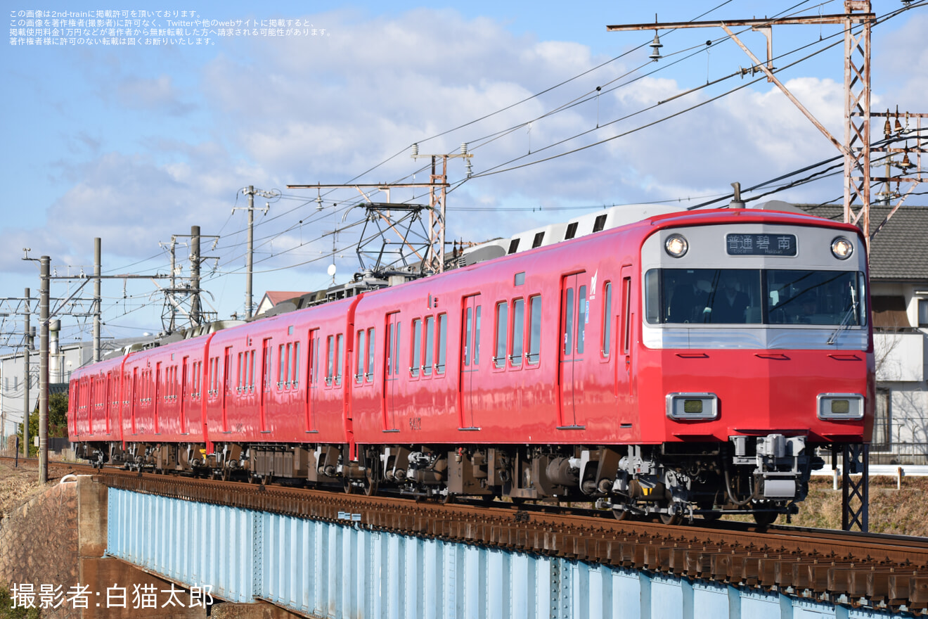 【名鉄】6500系6517F三河線運用開始の拡大写真
