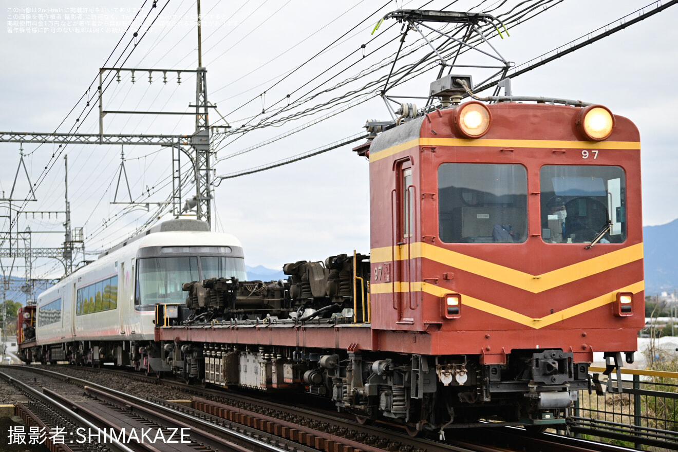 【近鉄】26000系 SL02五位堂検修車庫入場回送の拡大写真