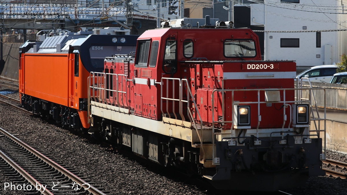 台鐵】E500型E504東芝府中出場甲種輸送 |2nd-train鉄道ニュース