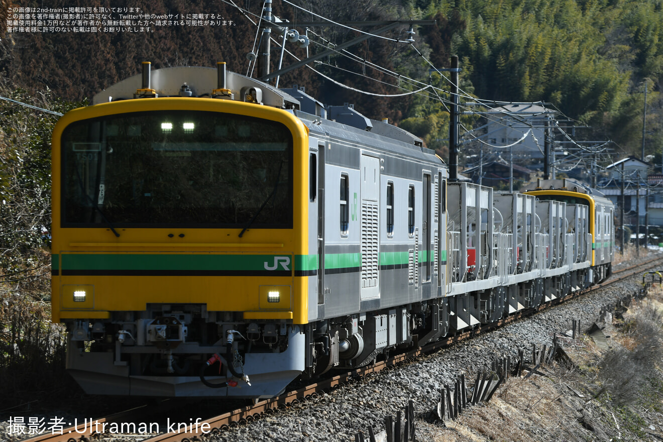 【JR東】GV-E197系TS01編成が吾妻線で試運転の拡大写真