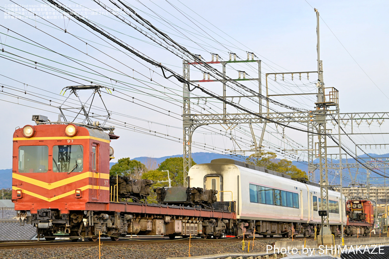 【近鉄】26000系 SL02五位堂検修車庫入場回送の拡大写真