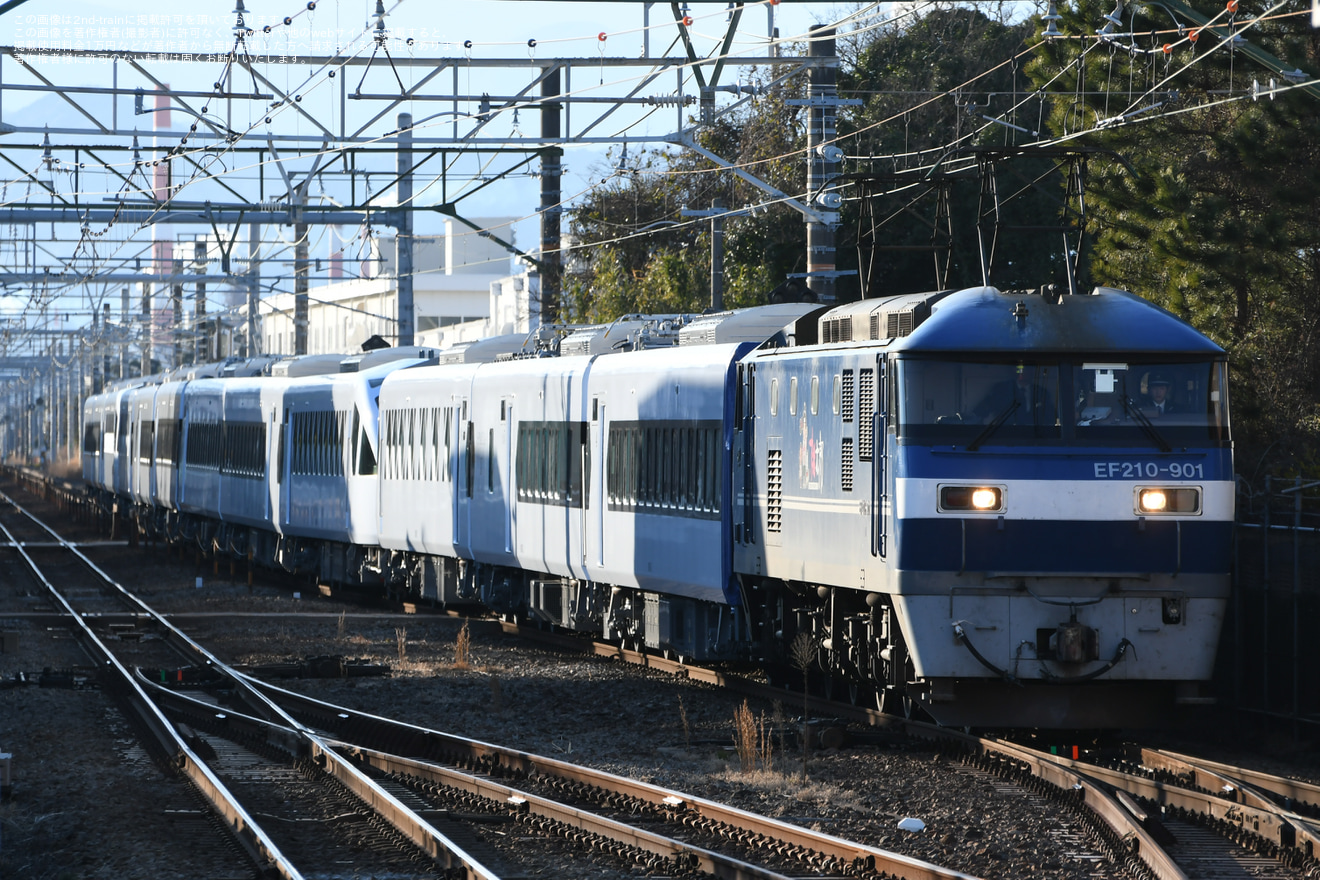 【東武】N100系「スペーシアX」 N103F+N104F甲種輸送の拡大写真