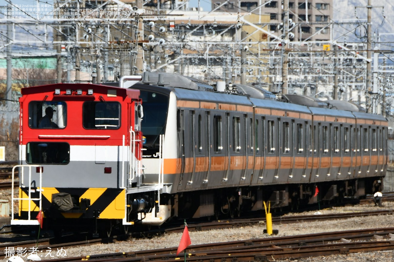 【JR東】E233系H51編成が長野総合車両センターで構内移動の拡大写真