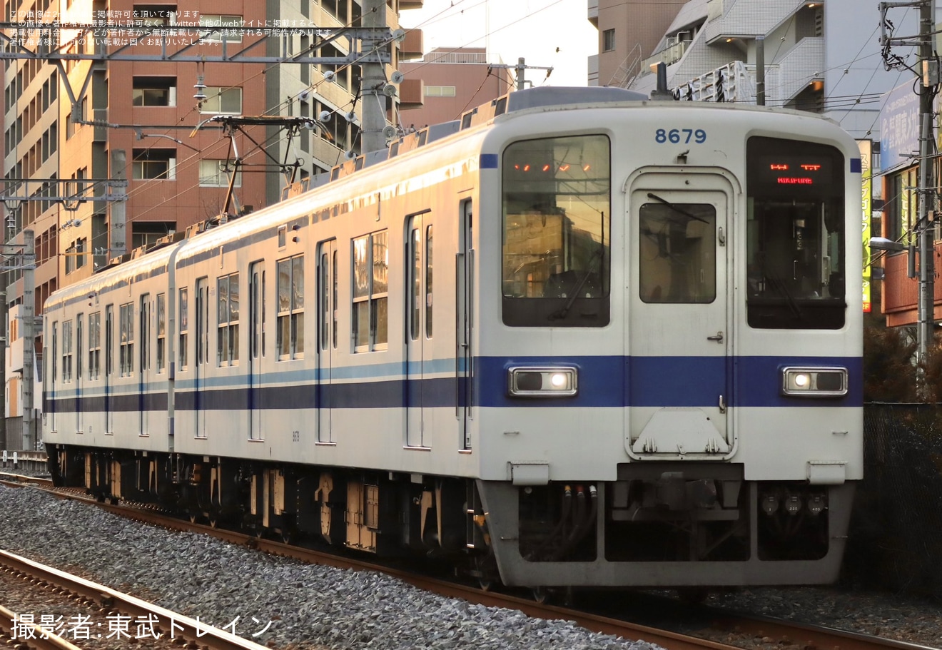 【東武】8000系8579Fが亀戸線へ、群馬県のローカル線で運用される8000系は残り3編成への拡大写真