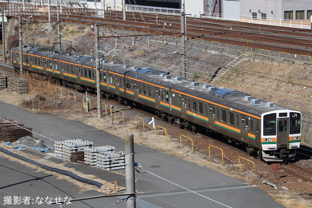 【JR東】211系タカA56編成 大宮総合車両センター入場の拡大写真
