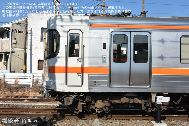 【JR海】脱輪した313系R110編成が日本車両入場